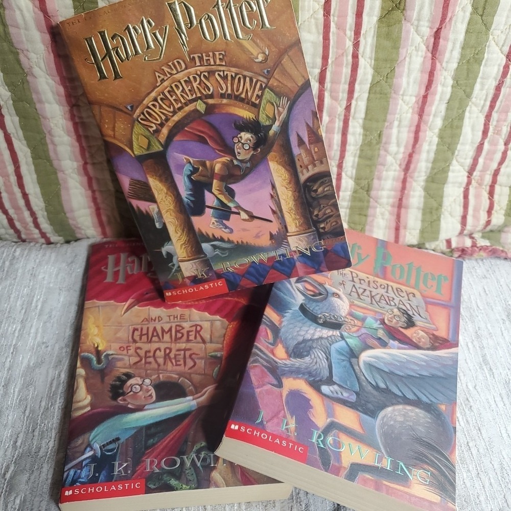 Scholastic Harry Potter Set 1-3 Books Kids Multi J.K. Rowling Paperback Fantasy